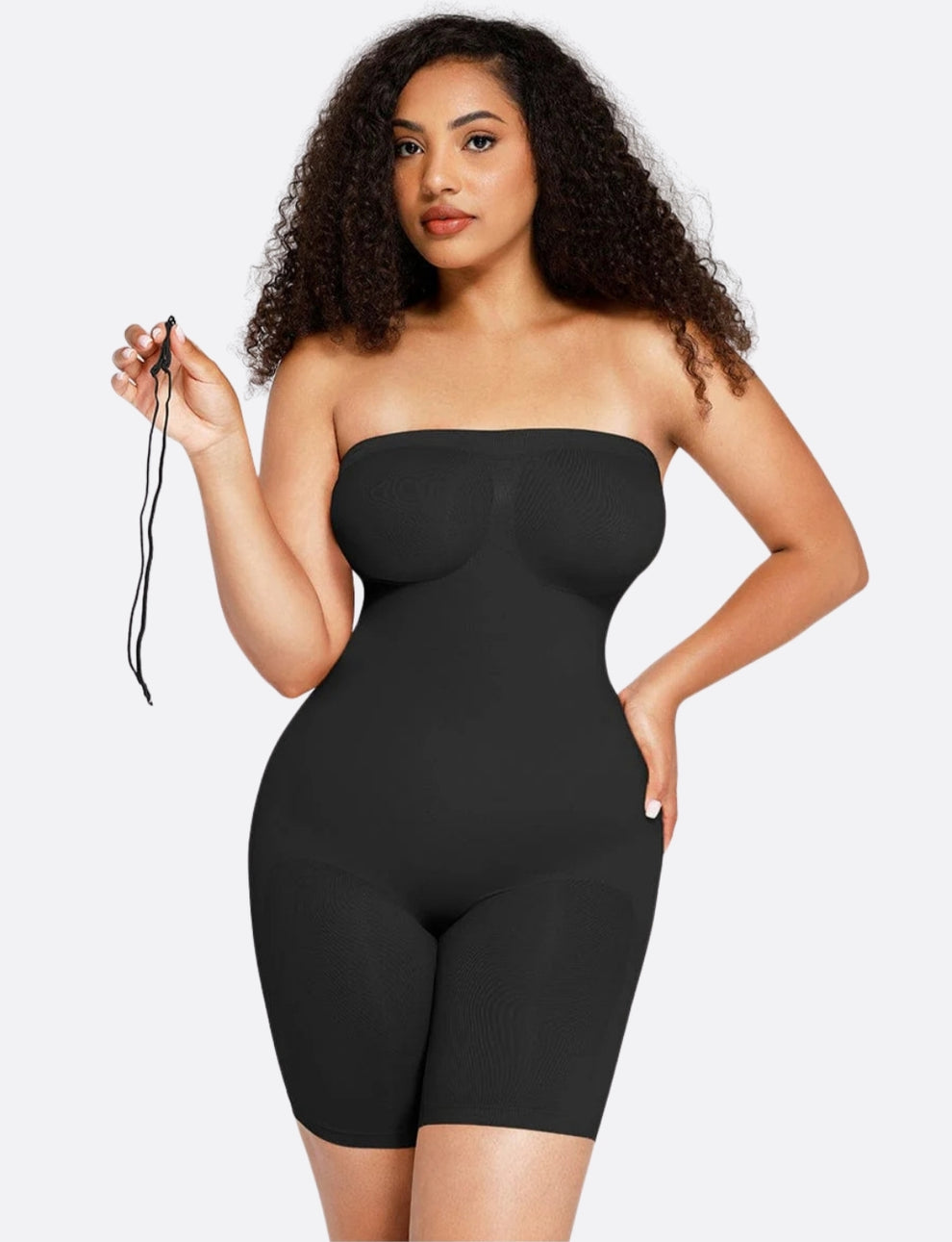 Strapless and Seamless Full Bodysuit Shapewear